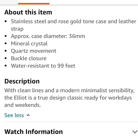 Brand New Coach Elliott Elegant & Sophisticated Watch. Full inclusion - Picture 8 of 8